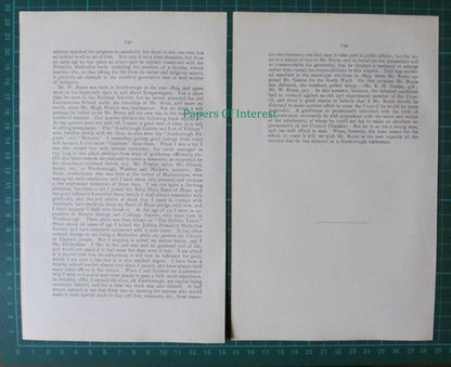 (6507) William Boyes Remnant Warehouse Scarborough - 1901 Article