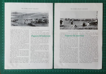 (6782) East Brighton Golf Club R A Whitcombe - 1954 Article
