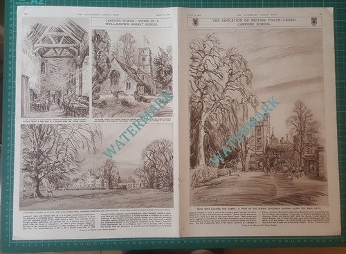 Canford School Wimbourne Dorset Hardie  Dennis Flanders - 1961 Article / Print