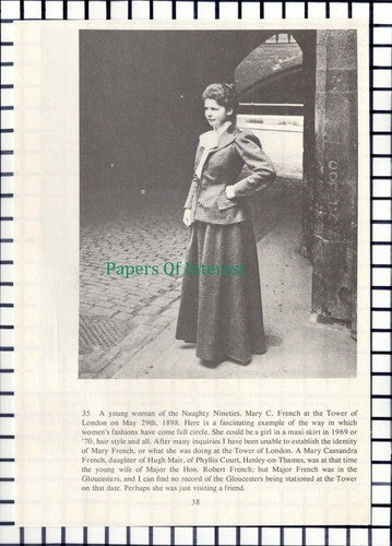 C5881) Dora Wickham Halliday Wimbledon   / Mary C French - Cutting