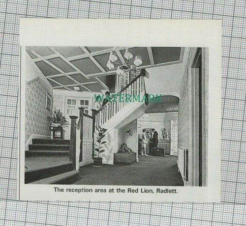 C2002) Red Lion Radlett Reception Area - 1971 Clip