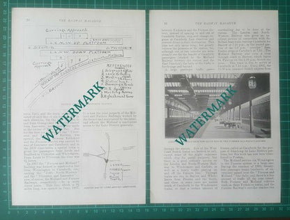 Carnforth Railway Station Mr Farnworth London North Western - 1904 Article