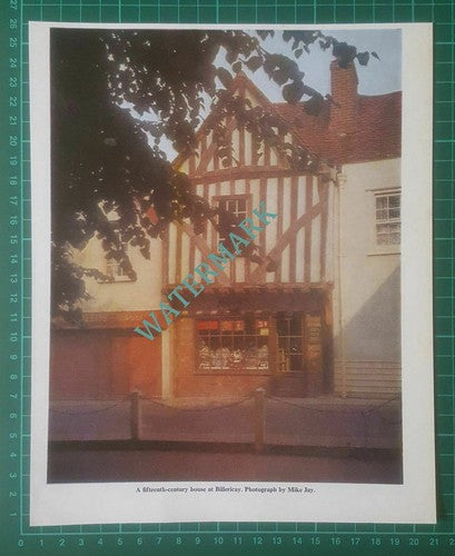 Billericay Essex 15th Century House  - 1968 Cutting / Print