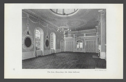 The Lion Shrewsbury / Bull and Mouth St Martin's le Grand London - 1950s Print