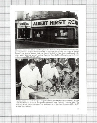 Albert Hirst  John Hirst Butchers Cheapside BARNSLEY - Cutting