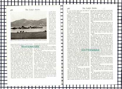 (7036) Ludwig II Of Bavaria Dr Gudden  - c.1909 Article