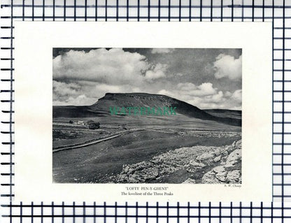 Pen Y Ghent / Buckden Yorkshire - c.1948 Cutting
