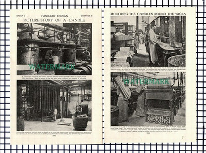 (8295) Messrs Price Price's Candle Factory London - c.1930s Picture Article