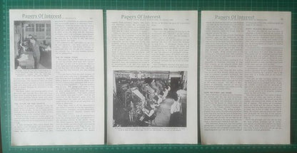 Newspaper Production  - 1968 Article
