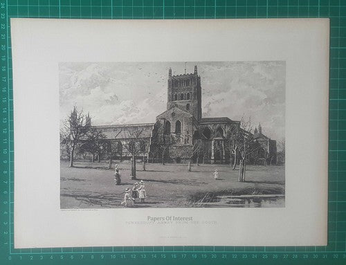 (X367) Tewkesbury Abbey - c.1895 Print