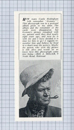 (5312) Castle Hedingham Gommy  Iris Miller Halstead - 1969 Clip