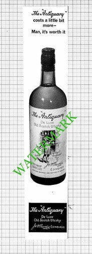 The Antiquary Whisky Advert  - 1967 Cutting