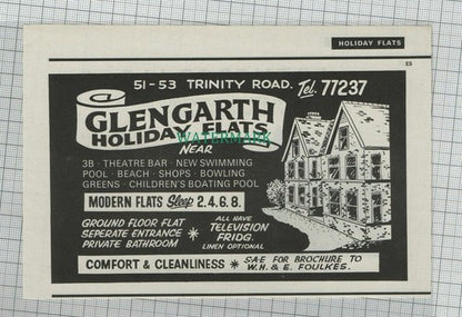 C2011) Bridlington Holiday Flats Lothersdale Cope / Glengarth Foulkes 1973 Clip