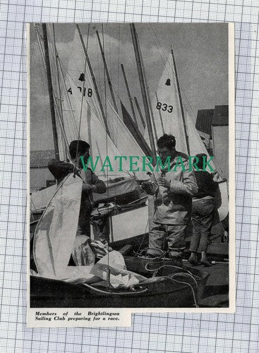 (C539) Brightlingsea Sailing Club Essex - 1964 Cutting