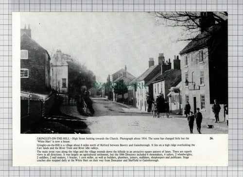 C7640) Gringley On The Hill Horsewells  High Street -  Cutting