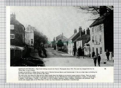 C7640) Gringley On The Hill Horsewells  High Street -  Cutting