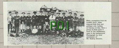 (5190) The Settlement Canvey Island Essex London Boys Club    - 1970 Clip