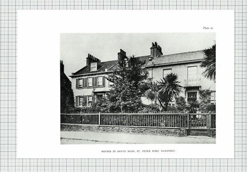 (6532) Houses Doyle Road St Peter Port Guernsey - 1980s Book Print