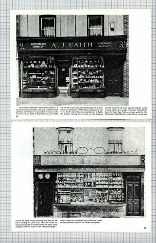A J Faith Jewellers Chichester   - Two Part Clipping / Print