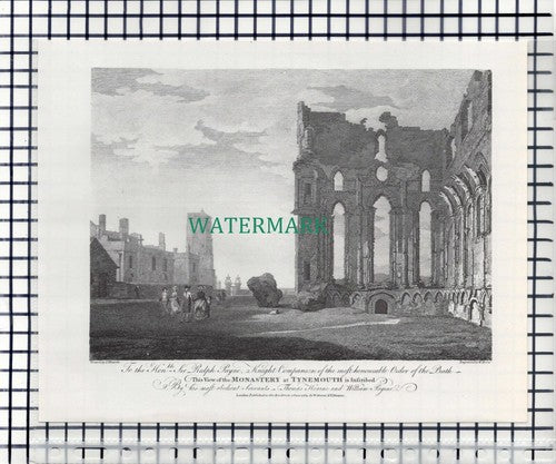 Lindisfarne Priory / Tynemouth Monastery- c.1960s Book Print