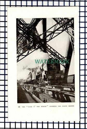 C6717) Forth Bridge Construction / Cock O The North   - 1947 Cutting
