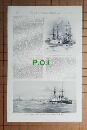 The UNDAUNTED Ship Captain Ussher Faulknor  - 1897 Article