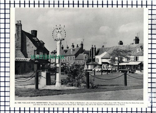 (7732) Biddenden    - 1960s Book Print