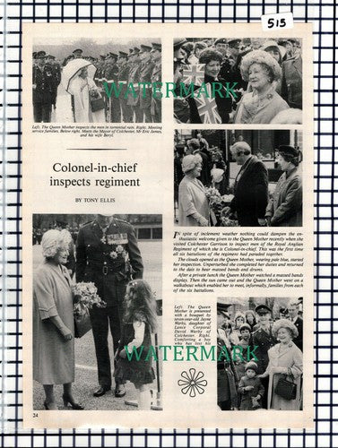 Royal Anglian Regiment Colchester Garrison Jayne David Warby - c.1983 Cutting