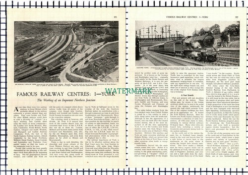 (7234) York Railway Centre Train Signalling School  - 1930s 6-Side Article