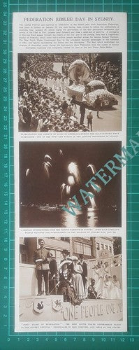 (X668) Federation Jubilee Day In Sydney Australia NSW Government - 1951 Clip