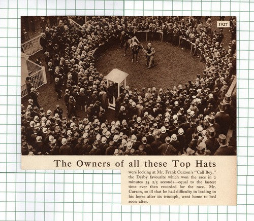 (1433) Frank Curzon CALL BOY Derby Horse Racing  - 1938 Clip