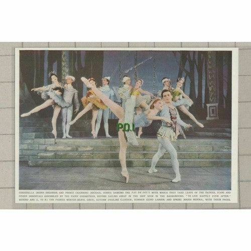 (C507) Moira Shearer Michael Somes Beryl Gray Clayden Larsen Nerina Ballet  1949