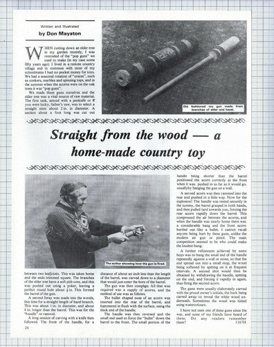 (5537) Pop Guns Don Mayston - 1979 Article