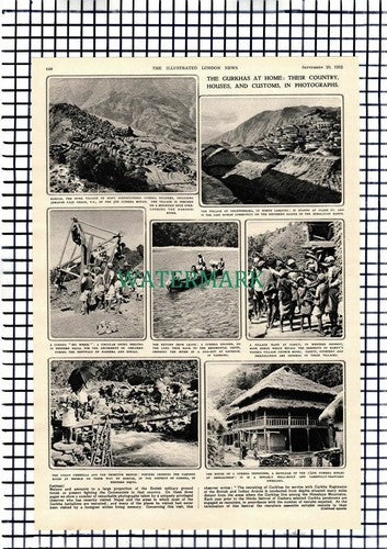 Gurkhas West Nepal  - 1952 Article