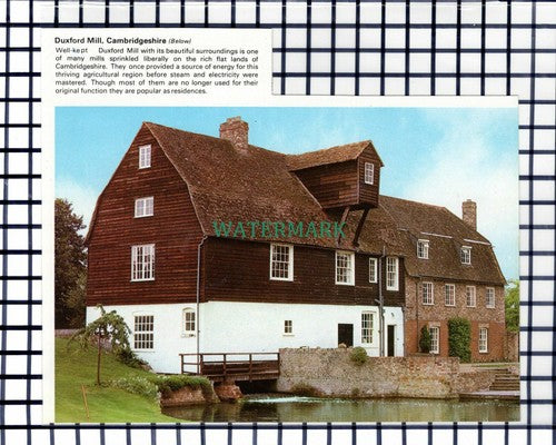 C6925) Duxford Mill Cambridgeshire  - 1970s Cutting
