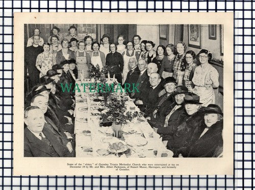 Yeadon Chapel Hill Methodists / Guiseley Church Albert Parkinson - 1936 Cutting