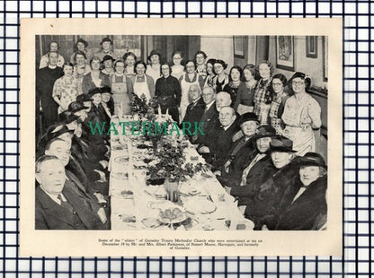 Yeadon Chapel Hill Methodists / Guiseley Church Albert Parkinson - 1936 Cutting