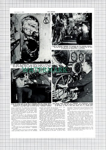 TACTICIAN Submarine Lieut Comm John Ogle  - 1950 Article