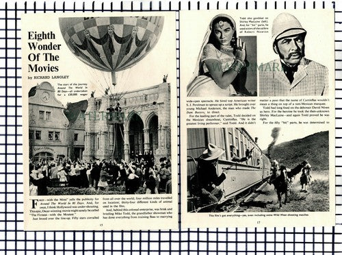Mike Todd Around The World In 80 Days Film Producer  - 1957 Article
