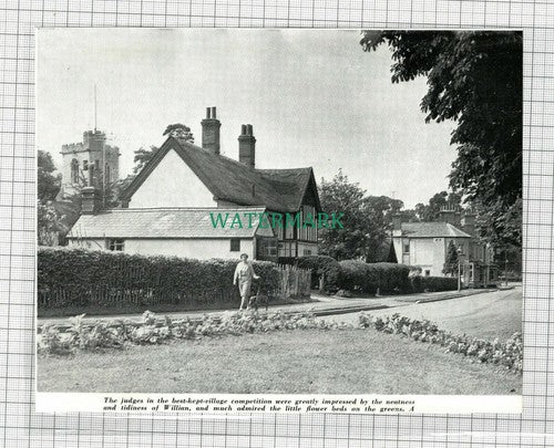 C1807) Willian Hertfordshire Best Kept Village  - 1962 Clip
