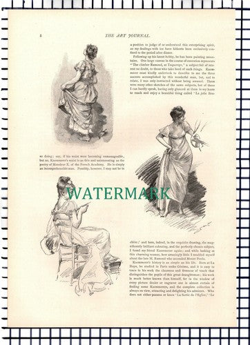 Kaemmerer Artist    ~ 1891  Five-Side Article