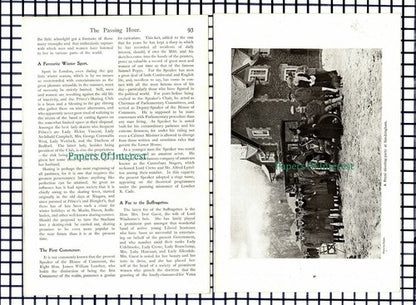 (6352) Mr William Howard Taft Sandringham House Ethel Warwick  - c.1909 Article