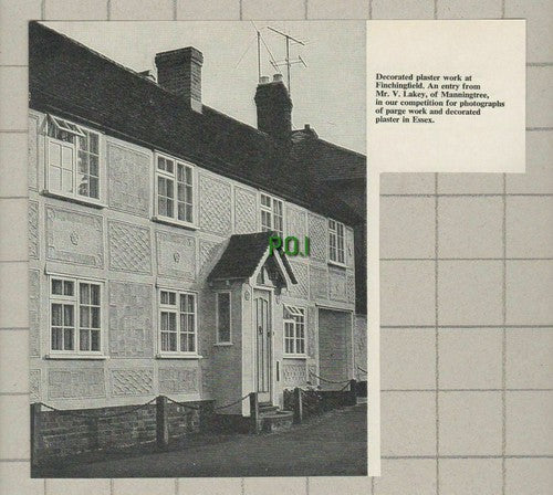 Finchingfield Essex House    -   1968 Clipping