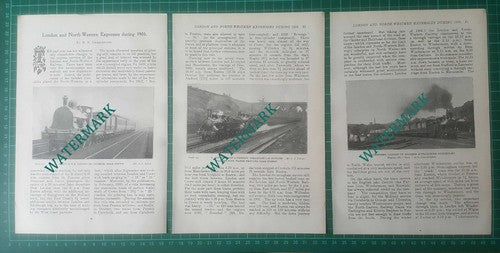 London & North Western Railway Expresses Trains -  1904 Article