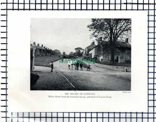 Thwaite Swaledale Yorkshire  / Coxwold - c.1948 Cutting / Print