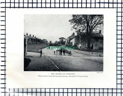 Thwaite Swaledale Yorkshire  / Coxwold - c.1948 Cutting / Print