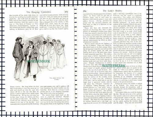 Burlington House Royal Academy Of Arts   - c.1909 Article