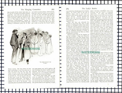 Burlington House Royal Academy Of Arts   - c.1909 Article