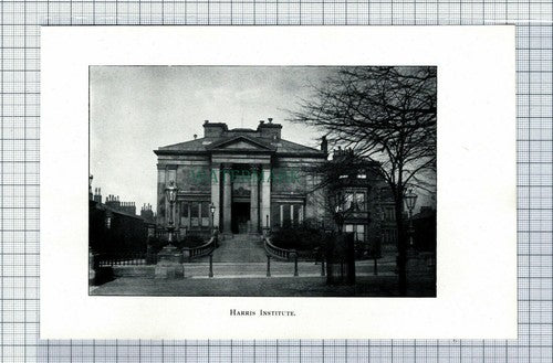 C6338) PRESTON Harris Institute  - 1902 Book Print