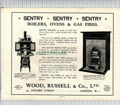 (X1730) Universal Housing Co Bury Works Rickmansworth Sentry Fires 1927 Cutting